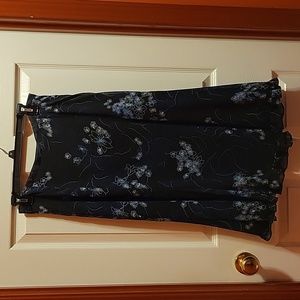 Sag Harbor Women's Floral Lined Skirt Size 6
